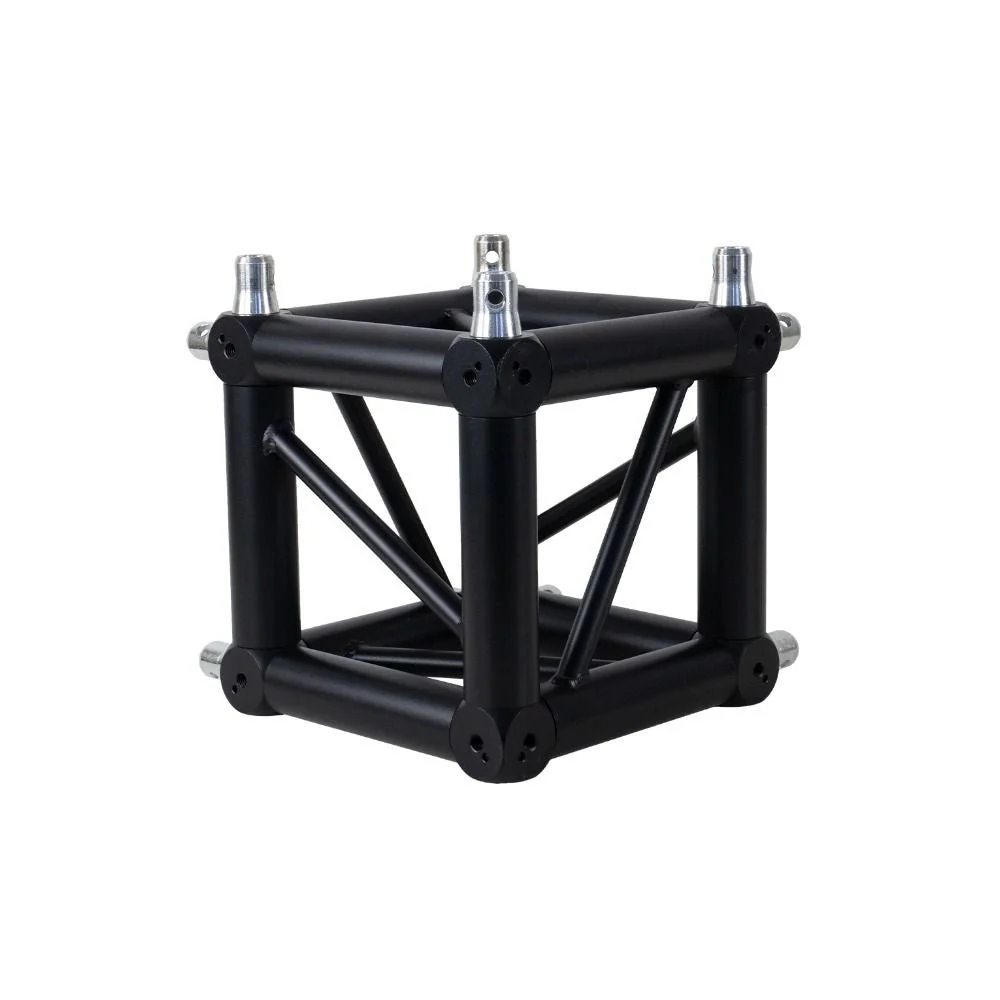Event Lighting 290mm Box Truss Corner (3-Way) Black T3BCBK - Image 2