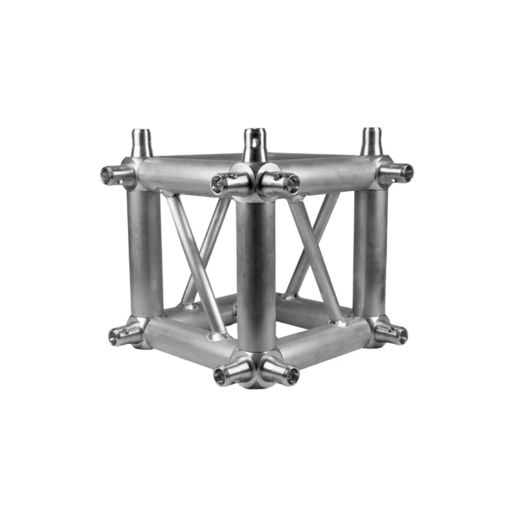 Event Lighting 290mm Box Truss Corner (3-Way) Silver T3BC