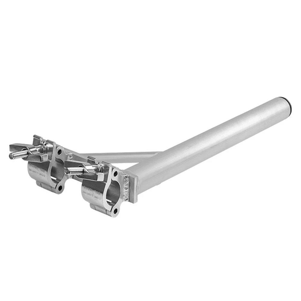 Event Lighting BOOMARM205 Boom Arm Pole w/ Single Pipe with Dual Clamps - 0.5m