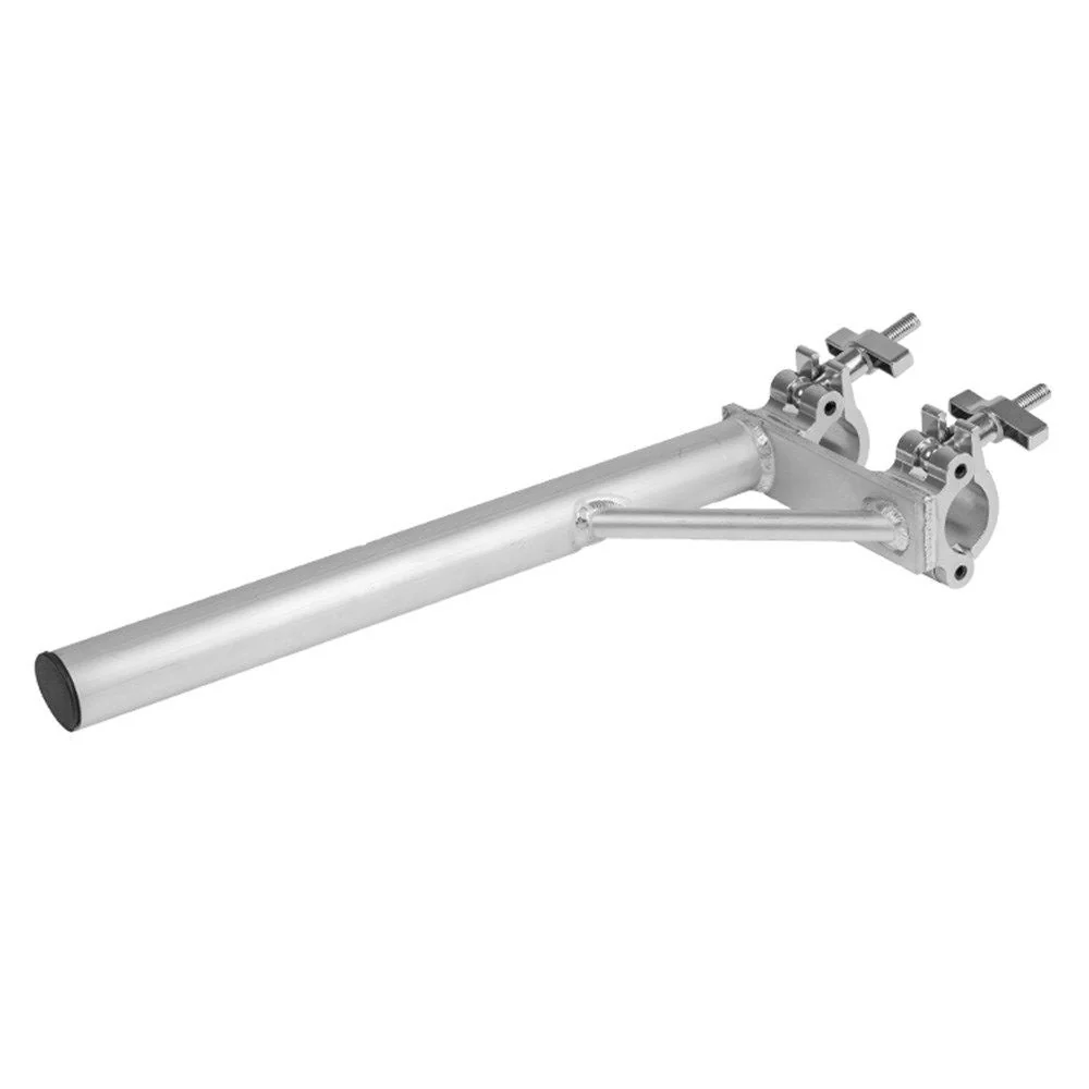 Event Lighting BOOMARM205 Boom Arm Pole w/ Single Pipe with Dual Clamps - 0.5m - Image 2