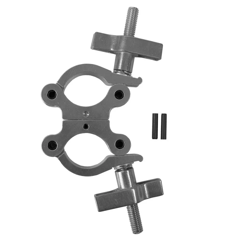 Event Lighting CLAMPDP50S Dual Swivel Pipe Clamp 38-51mm Tube (SWL: 300kg) (Silver) - Image 2