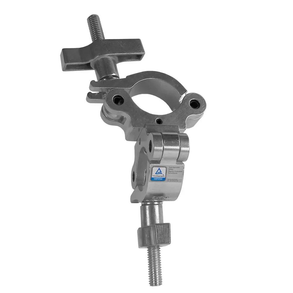 Event Lighting CLAMPDP50S Dual Swivel Pipe Clamp 38-51mm Tube (SWL: 300kg) (Silver) - Image 3