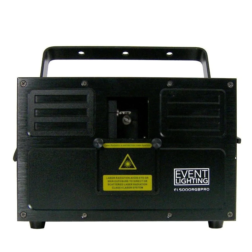 Event Lighting EL5000RGBPRO RGB Animation Laser (5W) w/ Road Case - Image 3
