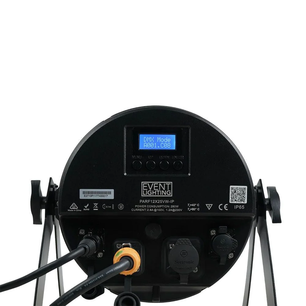 Event Lighting PARF12X25VW-IP IP65 Parcan w/ 12x25W Variable White LEDs and Electronic Frost - Image 5