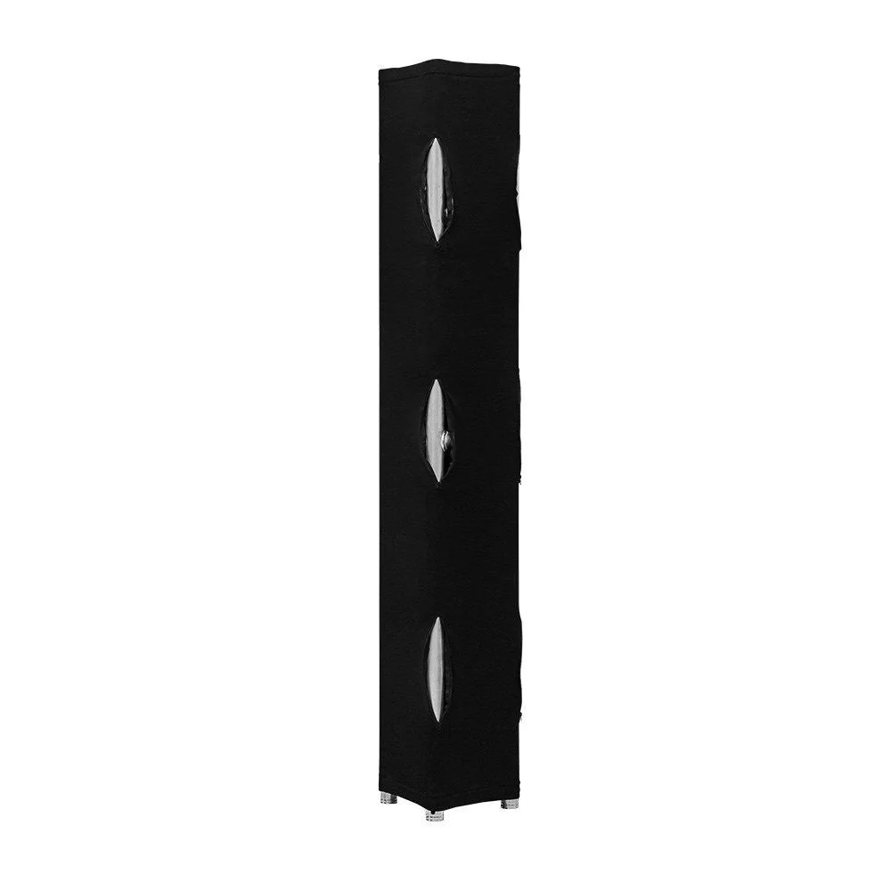 Event Lighting LYCRAT2B Black Lycra Truss (290mm) Cover 2M with 3 pr Zips