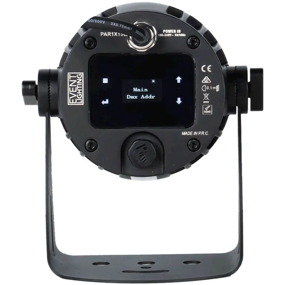 Event Lighting PAR1X15O Outdoor 1x 15W RGBW Pro PAR w/ Wireless DMX - Image 2
