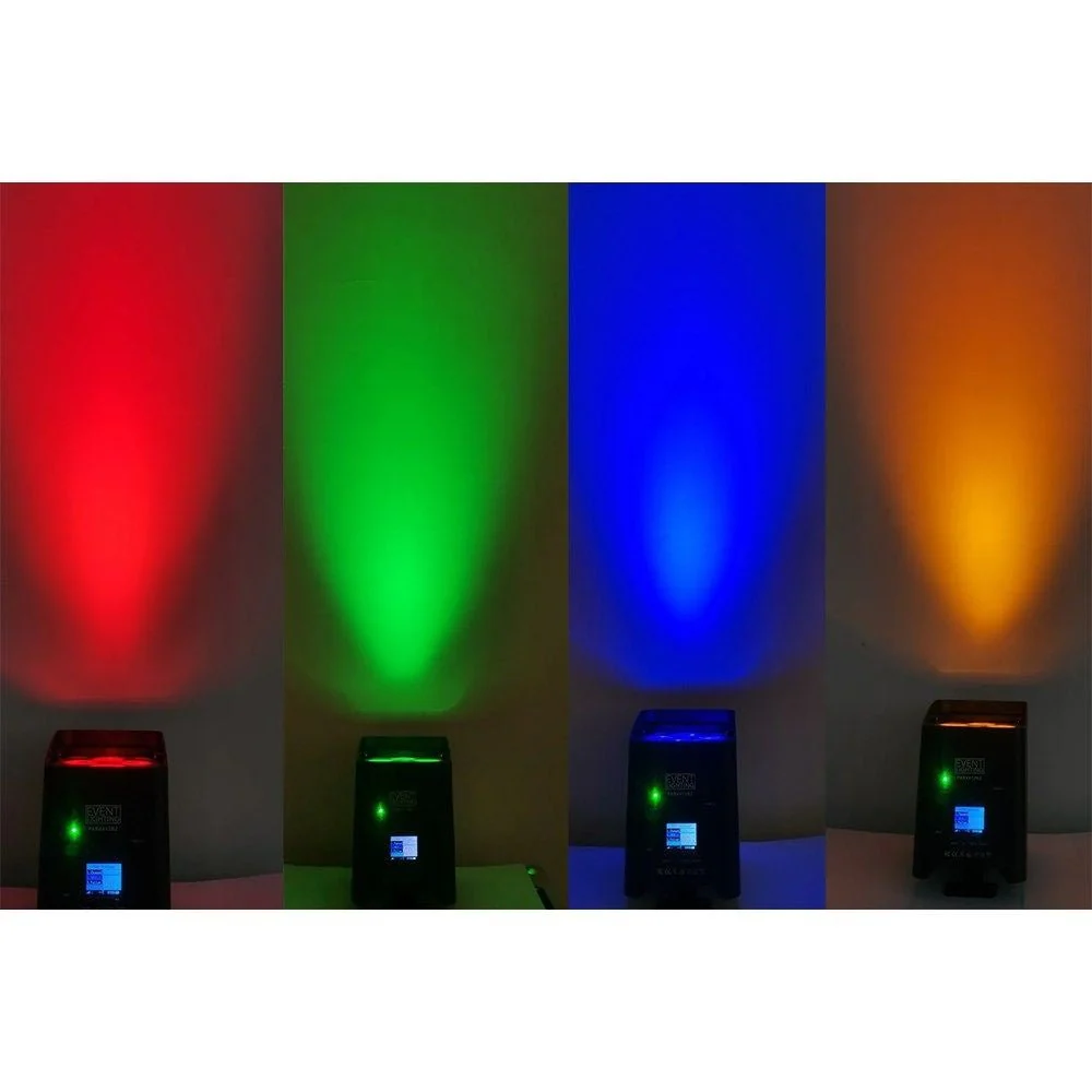 Event Lighting PAR4X12B2 Indoor Battery Uplight Par 4x12W RGBWAUV LEDs - Image 5