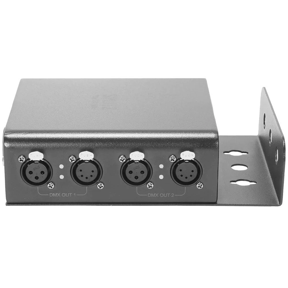 Event Lighting SPLIT2 2-Way Splitter w/ 3/5-Pin XLR In/ Thru & 2 x 3/5-Pin Outputs - Image 4