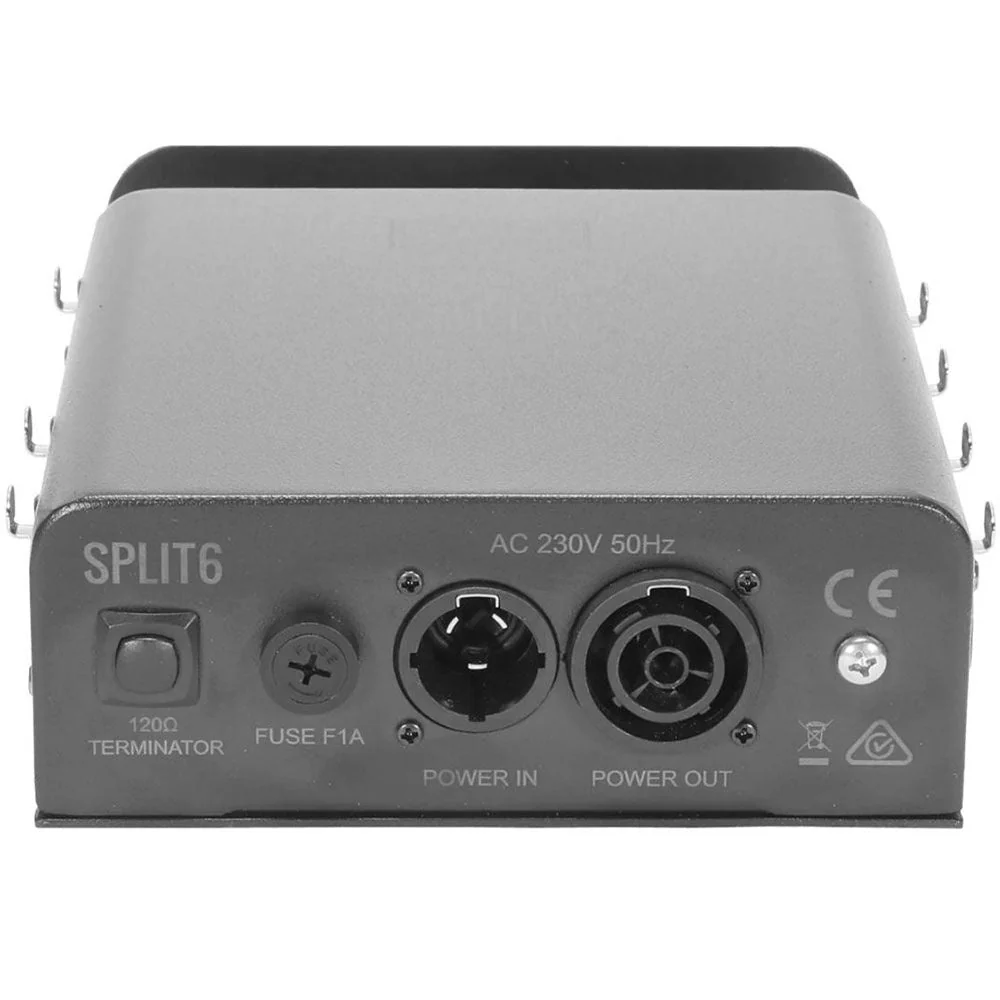 Event Lighting SPLIT6 6-Way Splitter w/ 5-Pin XLR In/Thru & 6 Outputs True1 In/Out - Image 5