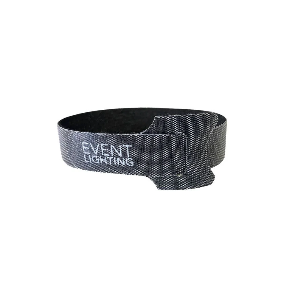 Event Lighting VT50H Heavy Duty Velcro Ties 50-Pack 18mm x 300mm (Black) - Image 2