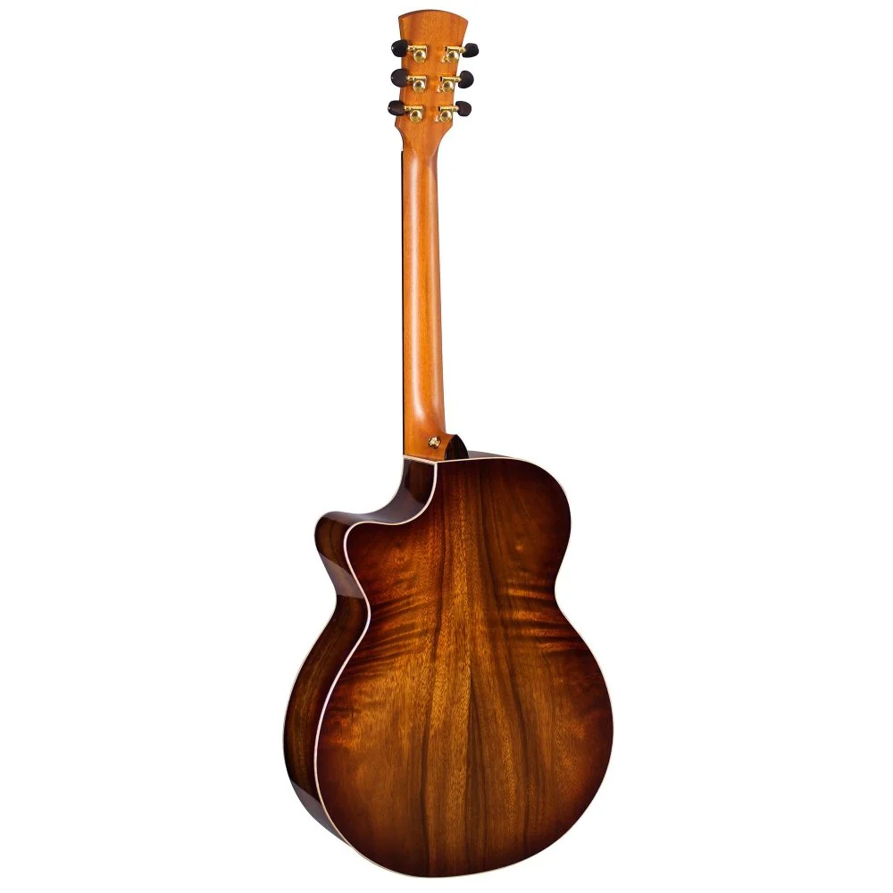 Faith Guitars BloodMoon Series VENUS All Solid ‘AAA’ Acoustic Fishman Hard Case FVBMB - Image 4