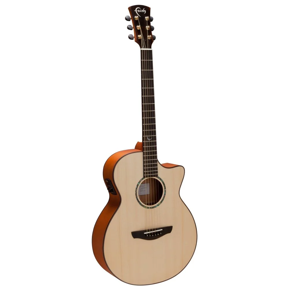 Faith Guitars Natural Series VENUS All Solid Acoustic Fishman Hard Case FV - Image 3