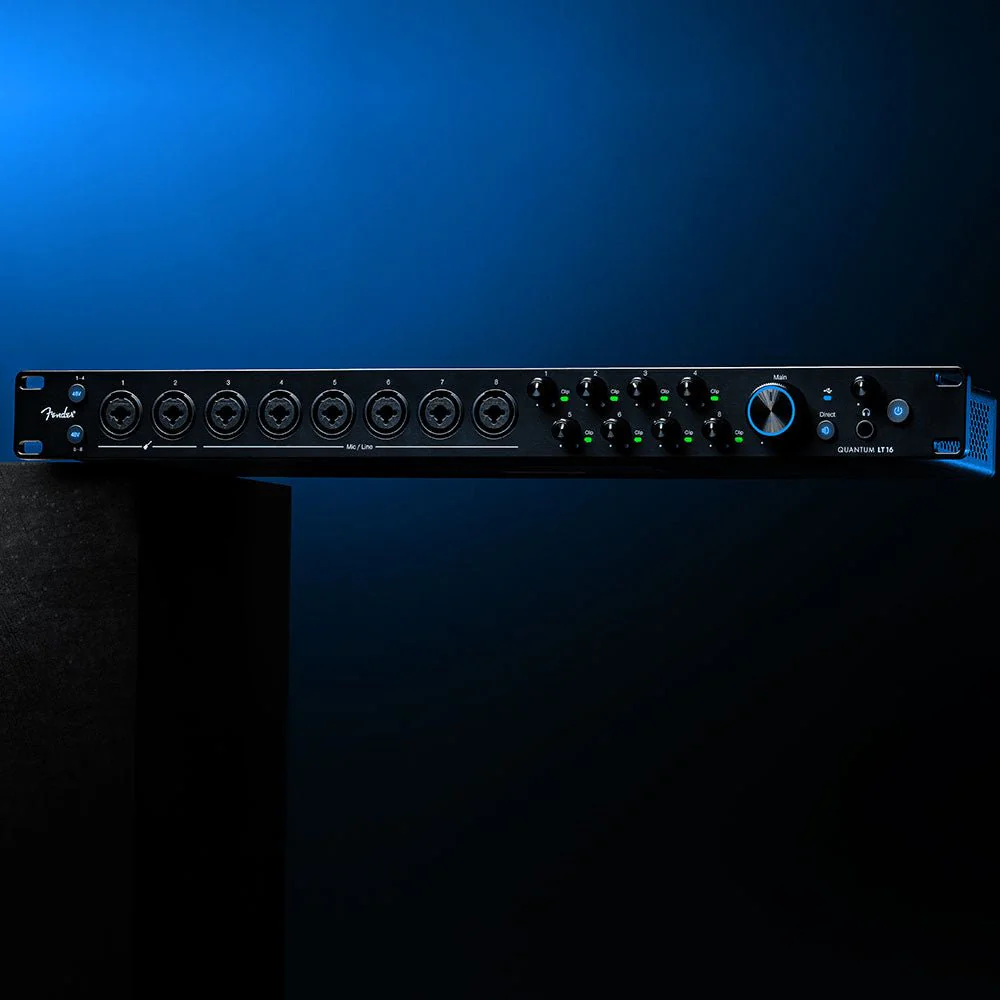 Fender Quantum LT16 16x8 24 BIt / 192 kHz USB-C Audio Interface Incl. Fender Studio Pro 8 (Perpetual) - Image 3