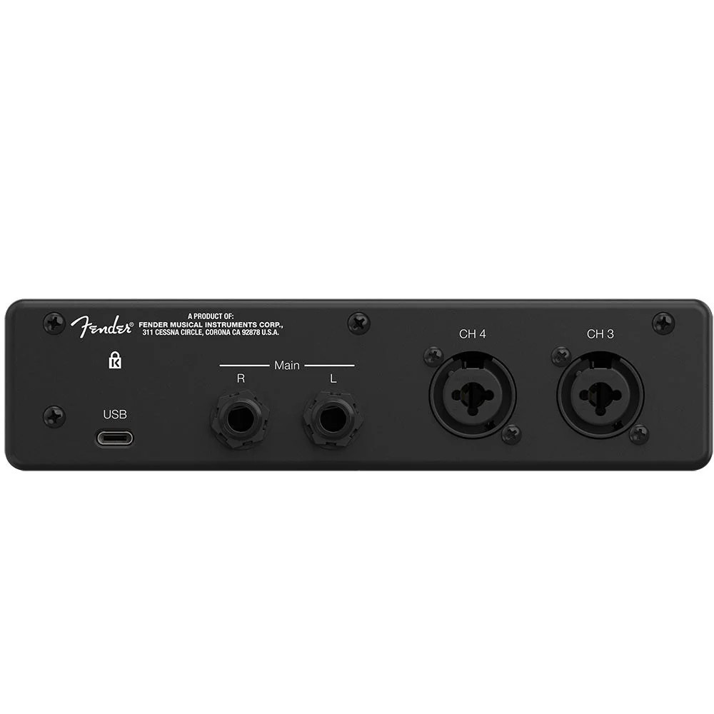 Fender Quantum LT4 4x4 24 BIt / 192 kHz USB-C Audio Interface - Image 4