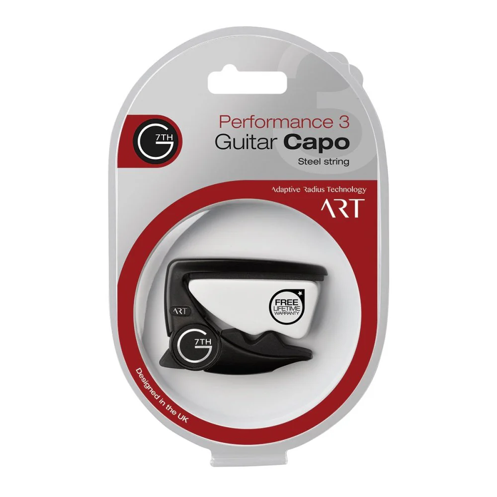 G7th Performance 3 w/ ART System Capo for Electric & Acoustic Black