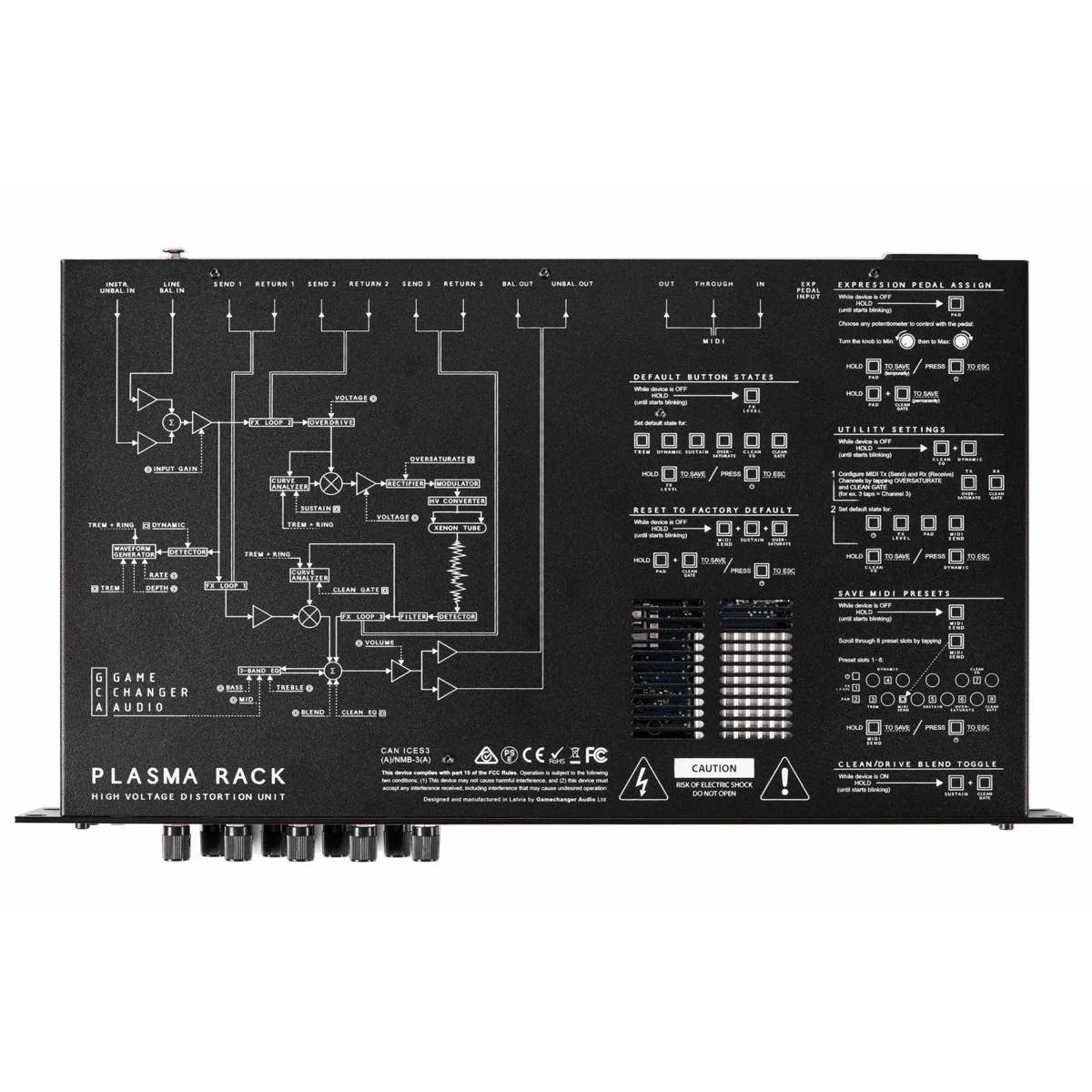 Gamechanger Audio PLASMA RACK High Voltage Distortion Rack Unit (1 RU) - Image 3