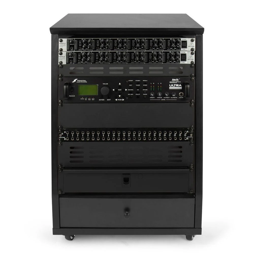 Gator Elite Series 12U Angled Studio Rack (Black)