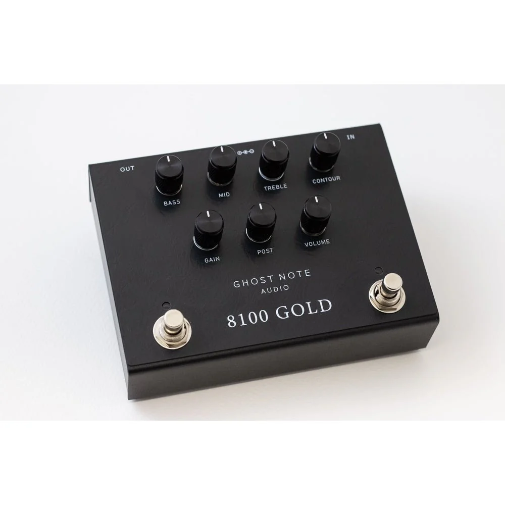 Ghost Note Audio 8100 Gold (Black ) Preamp Pedal based on Marshall Valvestate Amp - Image 6