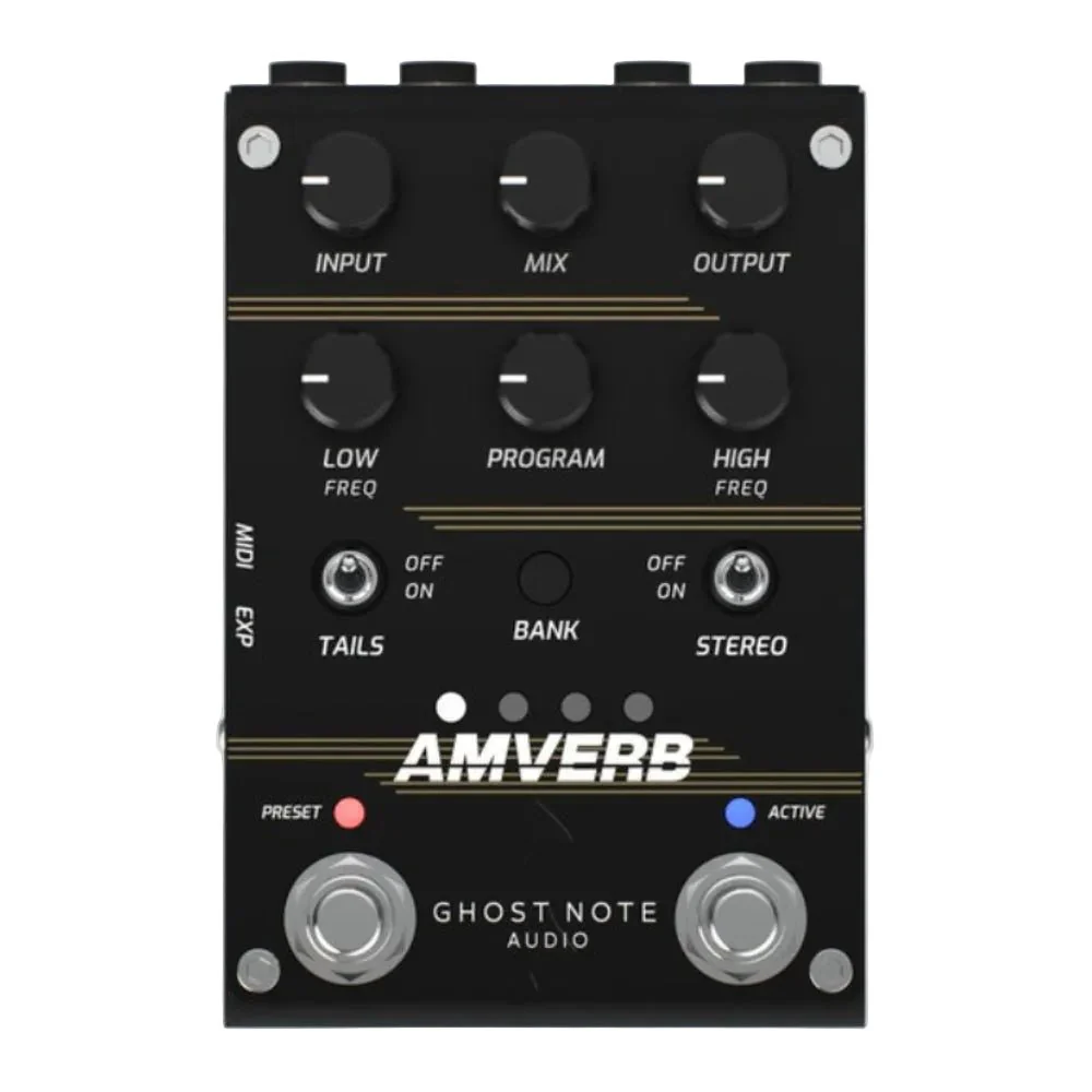 Ghost Note Audio Daedalus Effects AMVERB Stereo Reverb Pedal
