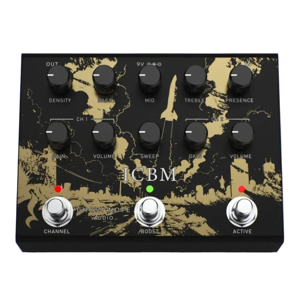 Ghost Note Audio ICBM Preamp Pedal based on Randall Warhead X2 Amp