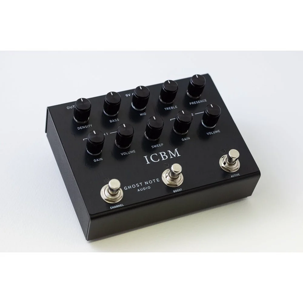 Ghost Note Audio ICBM (Black) Preamp Pedal based on Randall Warhead X2 Amp - Image 3