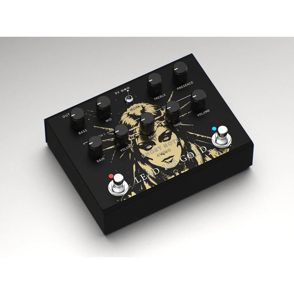 Ghost Note Audio LEAD 100 GOLD Preamp Pedal based on Marshall Lead 100 MOSFET Amp - Image 2