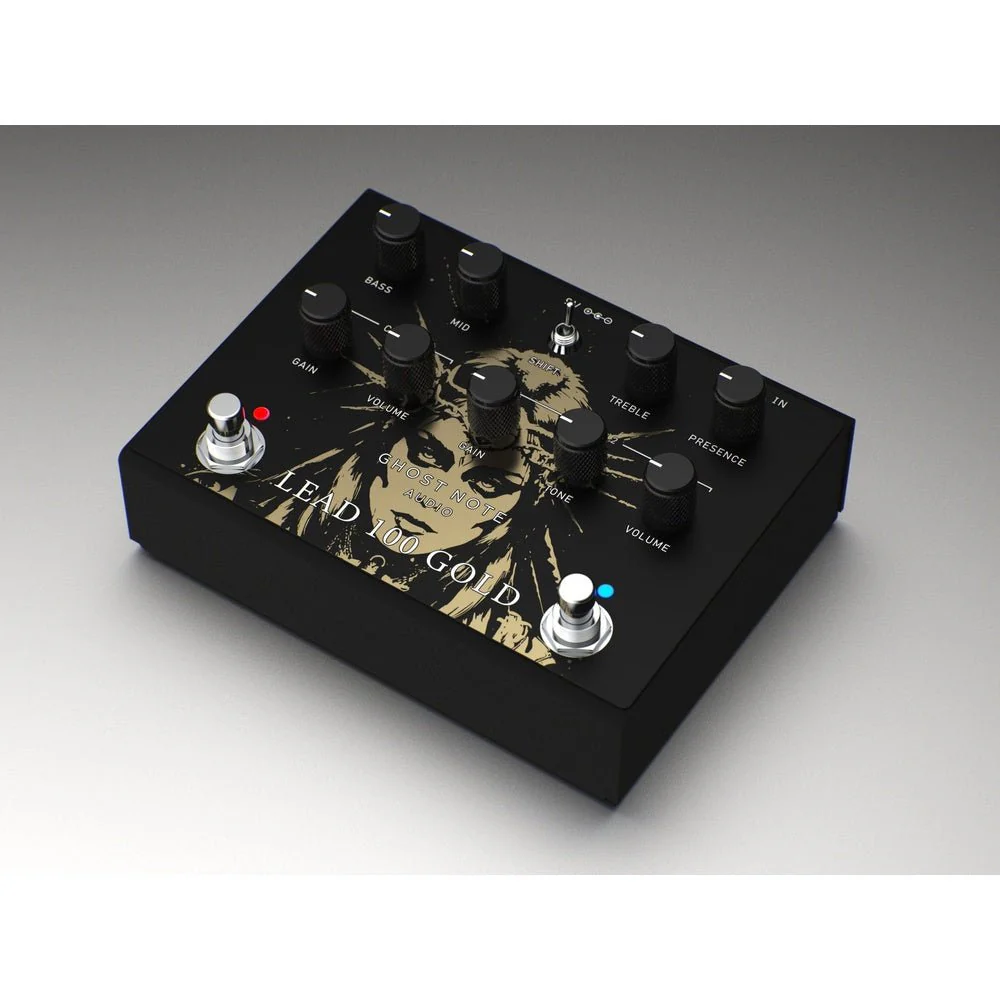 Ghost Note Audio LEAD 100 GOLD Preamp Pedal based on Marshall Lead 100 MOSFET Amp - Image 3