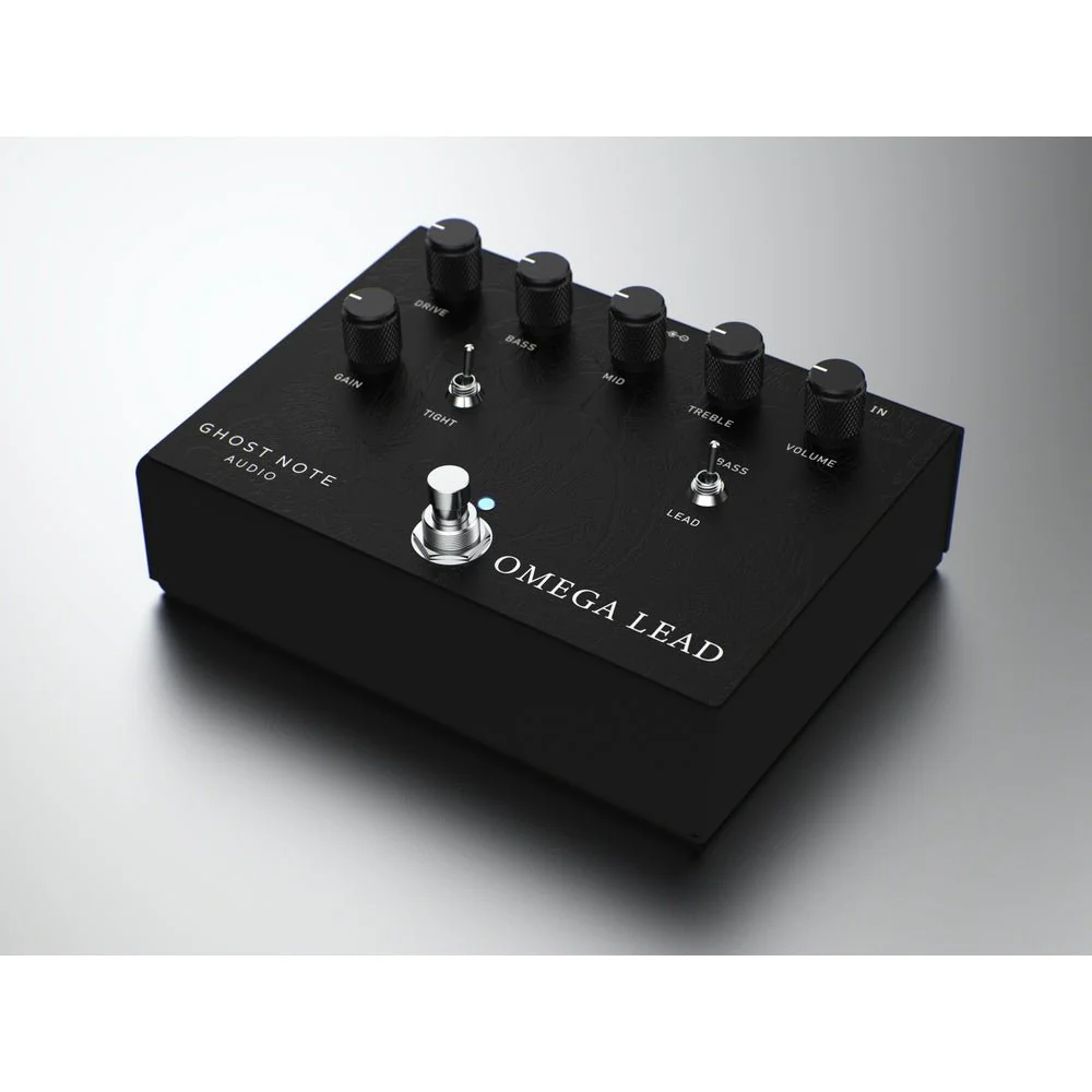 Ghost Note Audio OMEGA LEAD (Black) Preamp Pedal based on Sunn Beta Lead Amp - Image 3