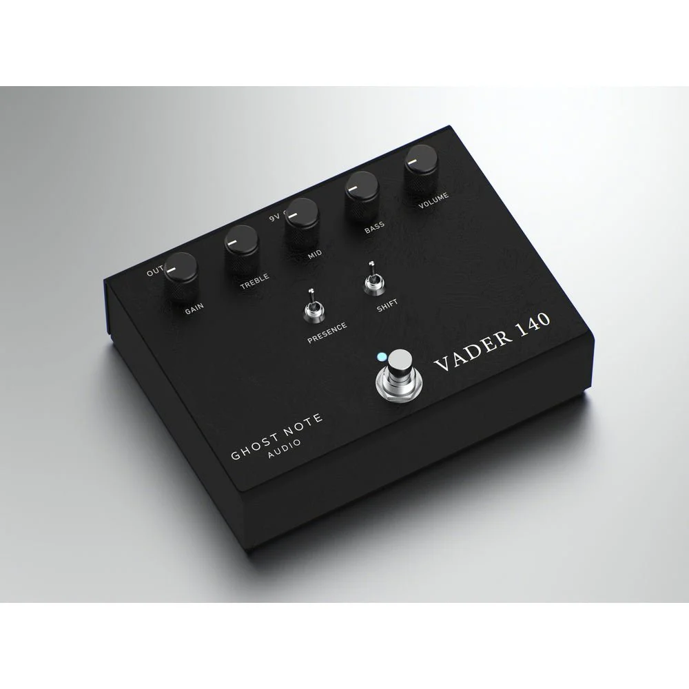Ghost Note Audio VADER 140 (Black) Preamp Pedal based on Ampeg VH-140C - Image 2