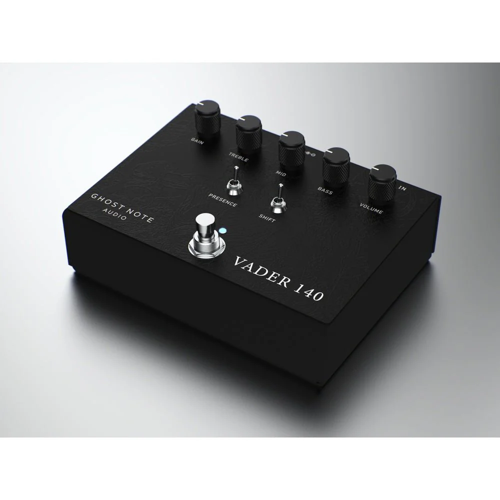 Ghost Note Audio VADER 140 (Black) Preamp Pedal based on Ampeg VH-140C - Image 3