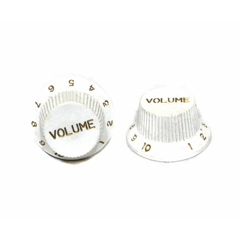 Gotoh ABS ST-Style Volume Knobs in White (Pk-2)