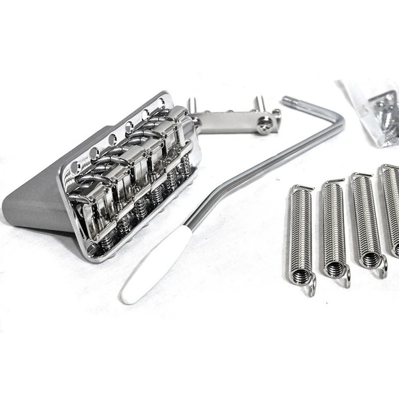 Gotoh GE101T Vintage 6-point Tremolo Bridge in Chrome Finish - Image 2