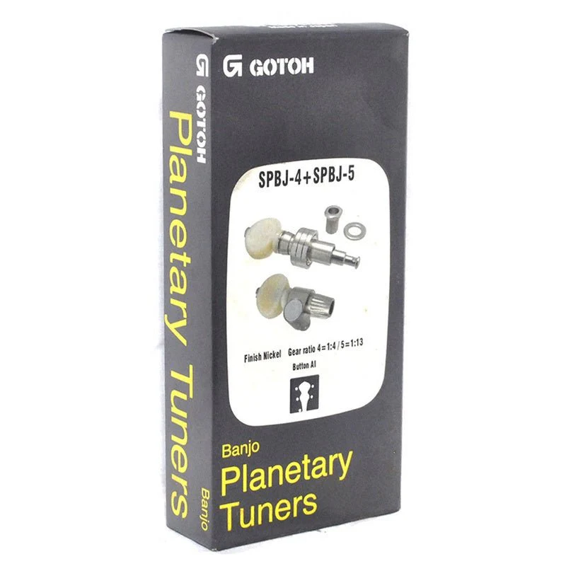 Gotoh Planetary Banjo Tuning Machines in Nickel Finish (5-String) - Image 3