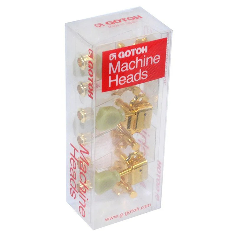 Gotoh SD90 Series Acoustic/Electric Tuning Machines in Gold Finish (3+3) - Image 4