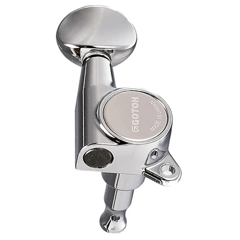 Gotoh SG381 Series Electric Guitar Tuning Machines in Chrome Finish (6-inline)