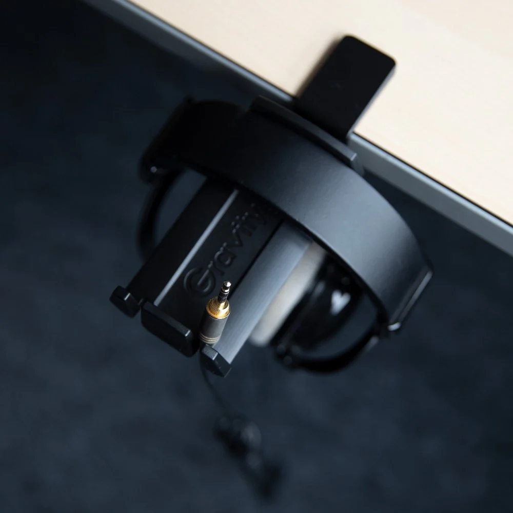 Gravity HPHTC01B Desk-Mount Headphones Hanger - Image 10