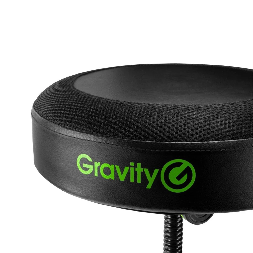 Gravity FDSEAT1 Round Musicians Stool Foldable Adjustable Height - Image 7