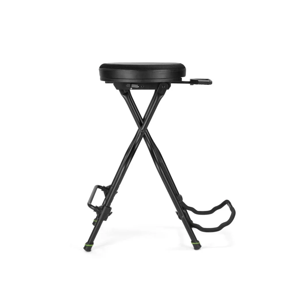 Gravity FGSEAT1 3-in-1 Musician Stool Seat w/ Built-In Guitar Stand - Image 10