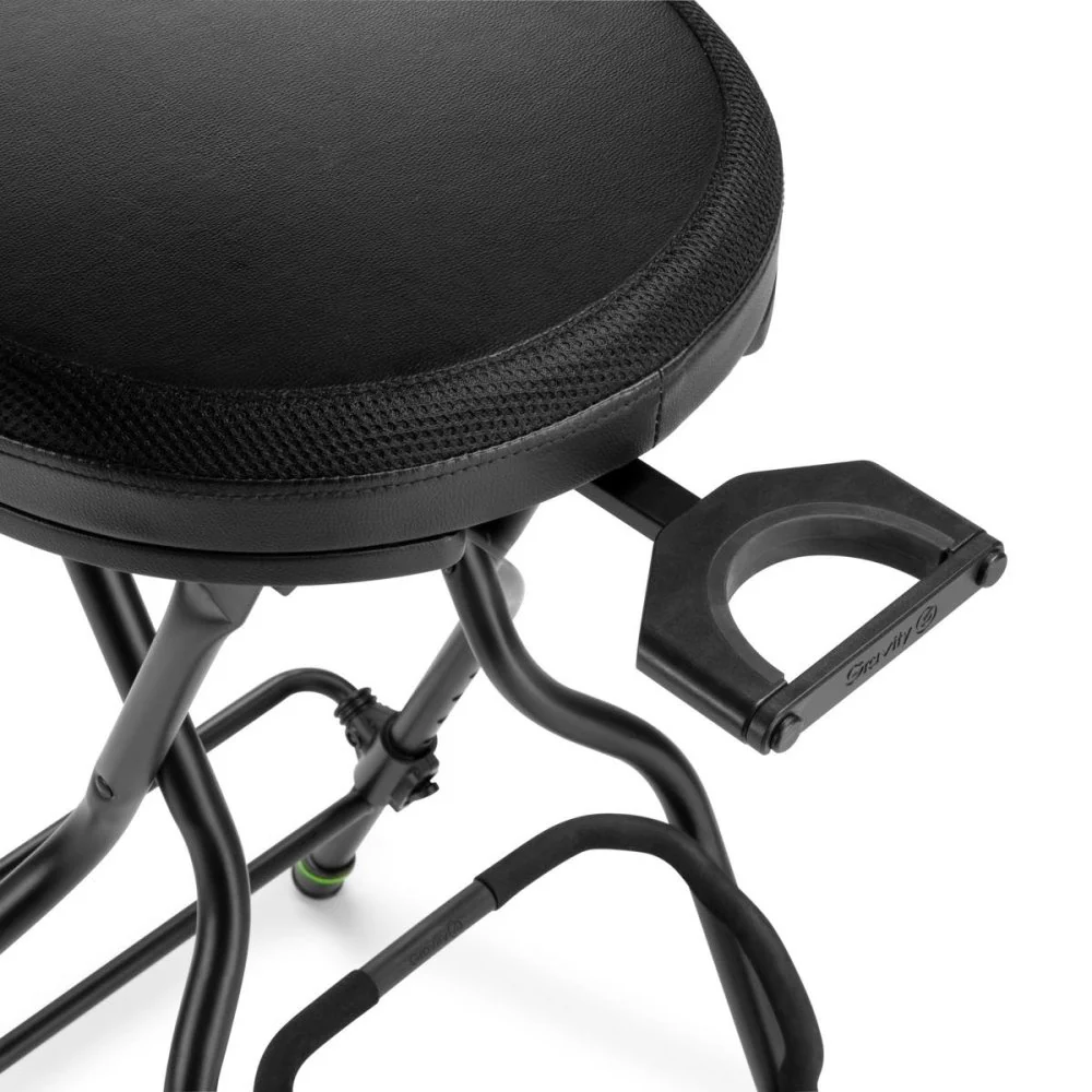Gravity FGSEAT1 3-in-1 Musician Stool Seat w/ Built-In Guitar Stand - Image 12