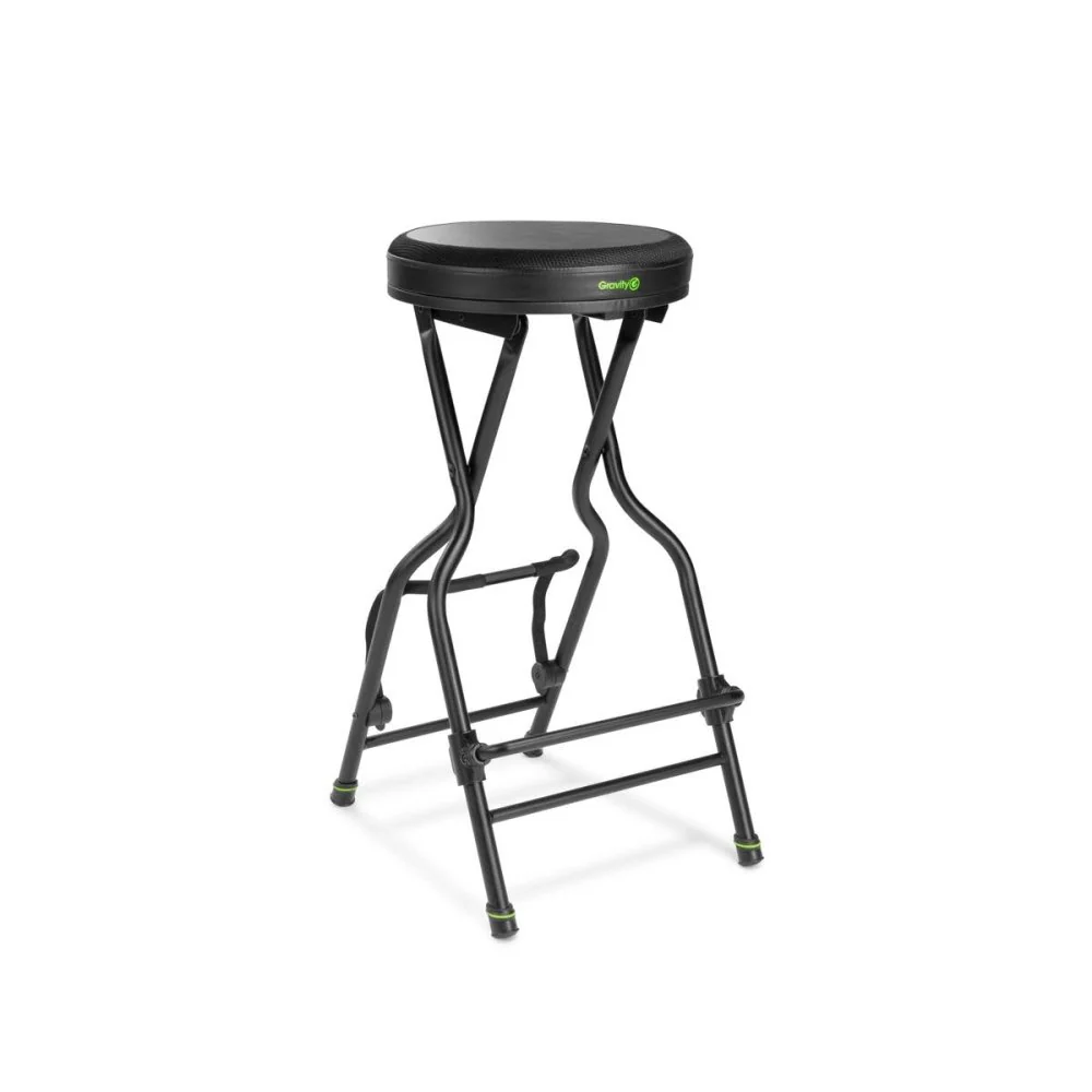 Gravity FGSEAT1 3-in-1 Musician Stool Seat w/ Built-In Guitar Stand - Image 6