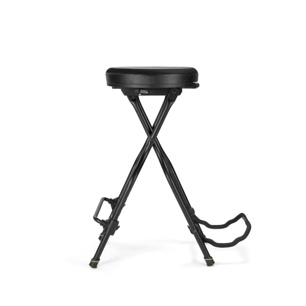 Gravity FGSEAT1 3-in-1 Musician Stool Seat w/ Built-In Guitar Stand - Image 7