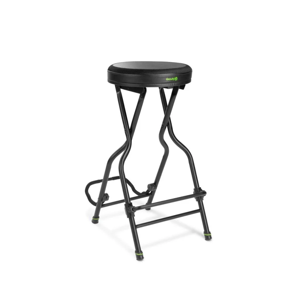 Gravity FGSEAT1 3-in-1 Musician Stool Seat w/ Built-In Guitar Stand - Image 8