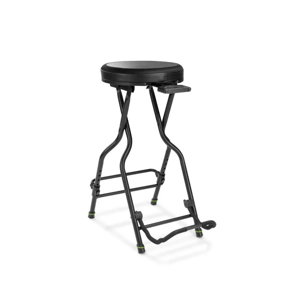 Gravity FGSEAT1 3-in-1 Musician Stool Seat w/ Built-In Guitar Stand - Image 9