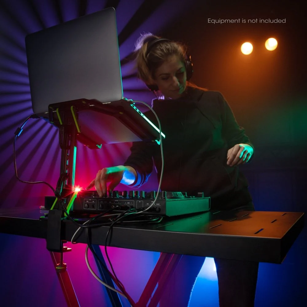 Gravity KSX2RD Set with Keyboard Stand X-Form Double Rapid Desk - Image 13