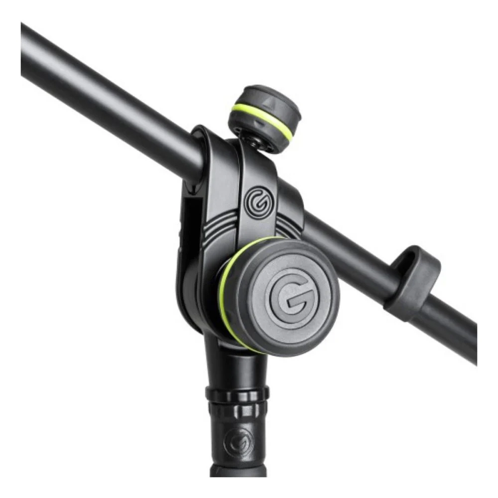 Gravity MS2322B Microphone Stand w/ Round Base & 2-Point Adjacent Telescoping Boom - Image 2