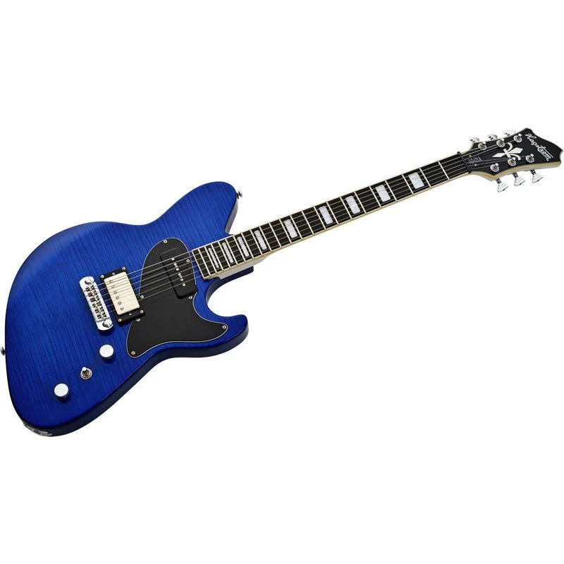 Hagstrom Adina Electric Guitar in Blue Sky Gloss - Image 3