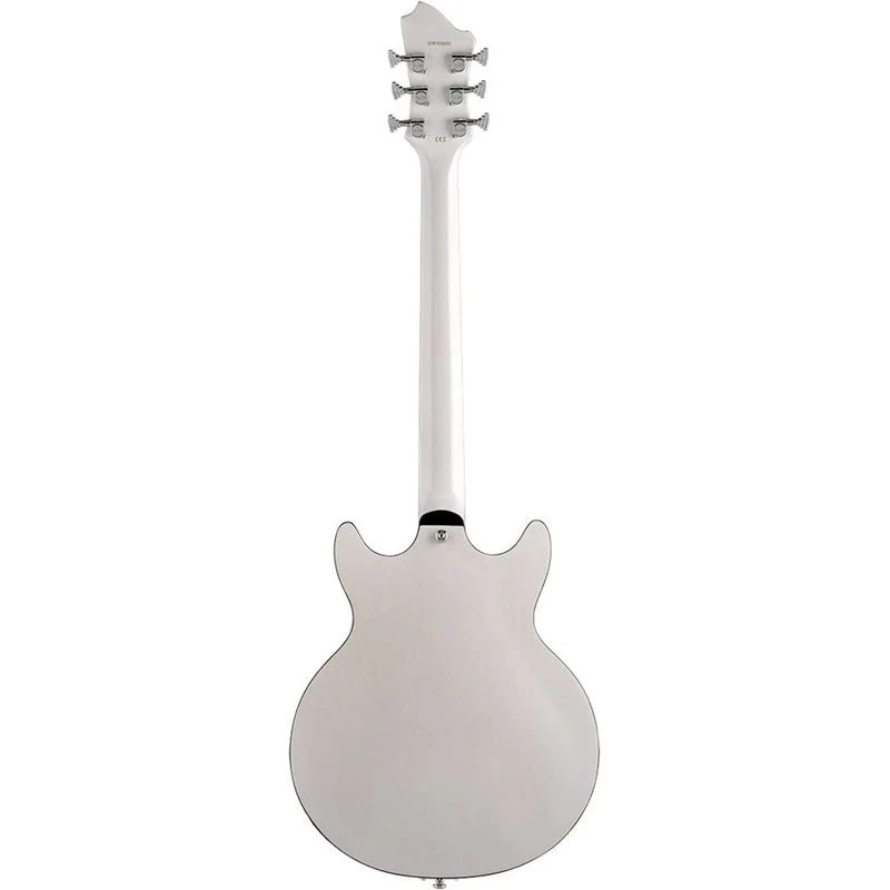 Hagstrom Alvar Semi-Hollow Guitar in Swedish Frost - Image 2