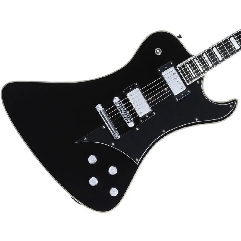 Hagstrom Fantomen Custom Guitar in Black Gloss - Image 2
