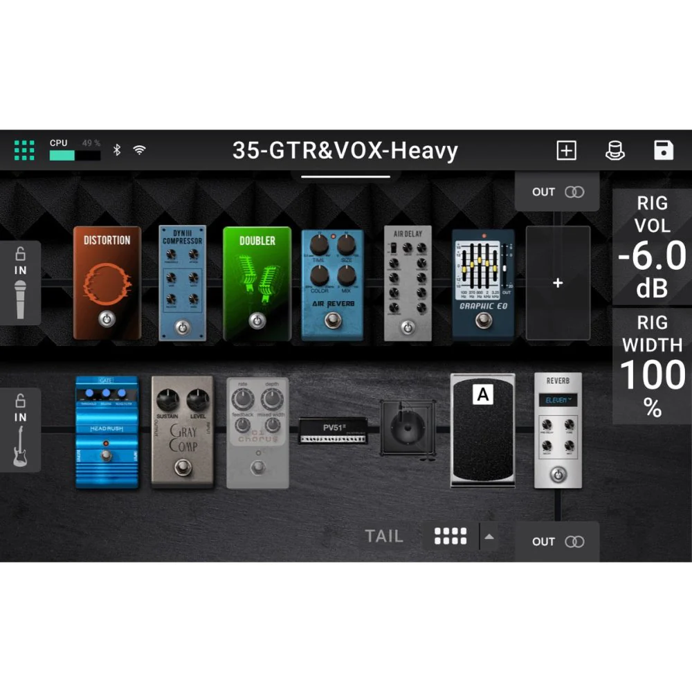 Headrush PRIME Guitar & Vocal Processor w/ Multi Effects, AutoTune, Looper & Amp Modeller - Image 6