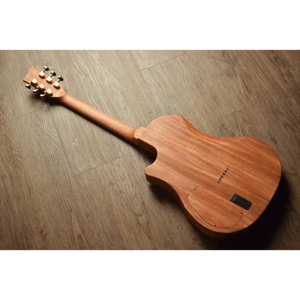 Healer Acoustic Custom Chamber Guitar w/ Dual Pickup System HAC-2H NA - Image 3
